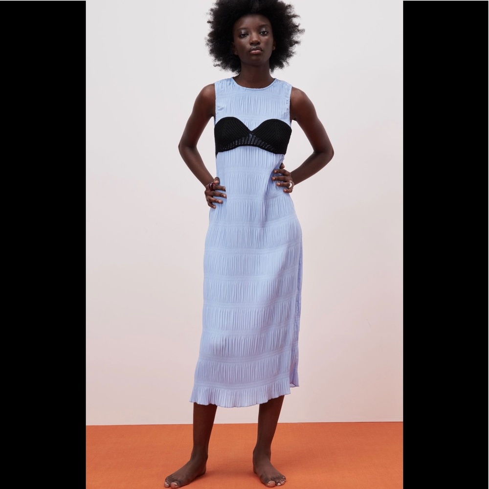 Zara Blue Long Dress